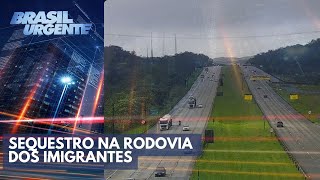 Agora 4 pessoas sequestradas na rodovia dos Imigrantes [upl. by Ennovi]