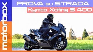 Kymco Xciting S 400 2018  Il primo scooter con navigatore integrato di serie [upl. by Serge429]