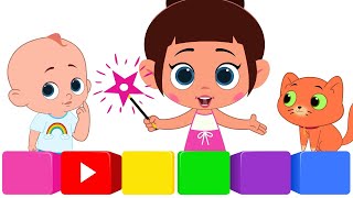 Learning Colors  Bamboo Sky Nursery Rhymes amp Kids Songs  BS03 [upl. by Georgianna]