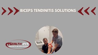 Biceps Tendinitis Solutions  Boca Raton Sports Chiropractor [upl. by Nikal]