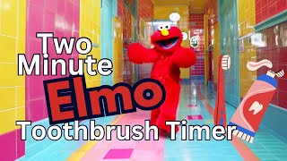 Two Minute Elmo Toothbrush Timer  Toothbrushing Video for Kids [upl. by Maisie]