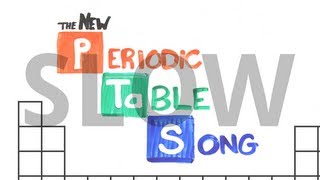 SLOW quotThe NEW Periodic Table Song In Orderquot AsapSCIENCE 2013 [upl. by Esiuol]