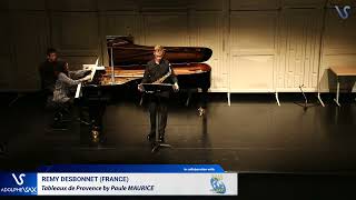 Remy DESBONNET FRANCE plays Tableaux de Provence by P MAURICE [upl. by Aelanna]