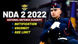 NDA 2 2022 Notification Exam Date Online Application Eligibility Age Limits [upl. by Leiva]