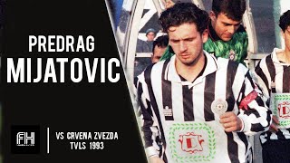 Predrag Mijatovic ● Goal and Skills ● Partizan 21 Crvena Zvezda ● TV LS 21021993 [upl. by Avid]