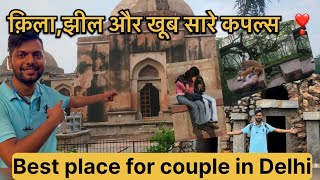 Hauz Khas Fort New Delhi ॥ हौज खास किला ॥ Feroz Shah Tomb in Delhi Hauz Khas Village [upl. by Filmer]