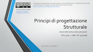 Azioni del vento sulle costruzioni [upl. by Livesay]