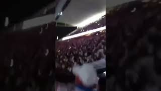 TORCIDA DO BAHIA CANTANDO â€œPALMEIRAS MEU PALMEIRASâ€ NO HINO NACIONAL NO ITAQUERÃƒO [upl. by Nibaj]