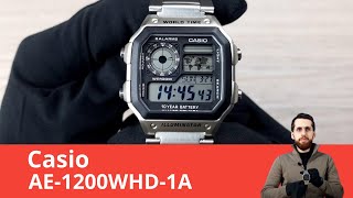 Обзор часов Casio AE1200WHD1A [upl. by Erdrich749]