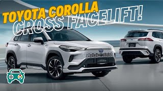 Toyota Corolla Cross Facelift 2024 Makin Mantop [upl. by Verena195]