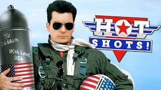 Reliving Hot Shots with Charlie Sheen A Comedy Classic [upl. by Nobie]