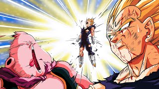 gohandabura and majin vegeta vs majin buu full fight amv [upl. by Ahseikan]