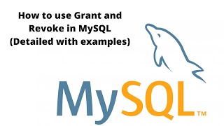 How to use Grant and Revoke commands in MySQL [upl. by Icnarf]