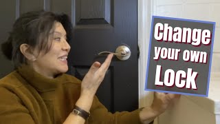 5 Easy Ways to Unlock a Bedroom Door or Unlock a Bathroom Door  Unlock Privacy Lock [upl. by Elorak]