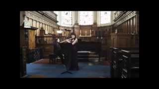 Jennifer Tse  Telemann Methodical Sonata in A major for flute [upl. by Horgan109]