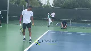 ATP Montreal – Rain No problem for Félix AugerAliassimes practice [upl. by Adnelg989]