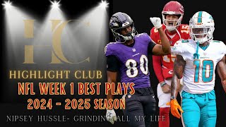 NFL Week 1 Highlights x Nipsey Hussle  Grinding All My Life Mix [upl. by Haldeman]