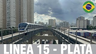 Metrô SP  Línea 15  Plata Diciembre 2023 [upl. by Ryhpez417]