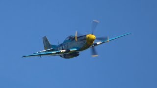 P51 Mustang  pure Merlin Sound no announcer [upl. by Wheaton]