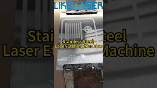 Fiber laser Etching Machine for Stainless Steel Sheet Elevator Cabin Interior Pattern [upl. by Enttirb]