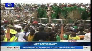 Osun Guber Election APC Holds Mega Rally Pt2 [upl. by Hewes41]