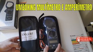 Unboxing MULTÍMETRO E AMPERÍMETRO DIGITAL DUGOLD DG 266 [upl. by Rosenbaum]