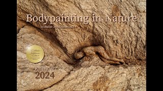 Kalender NATURE ART  BODYPAINTING IN NATURE 2024 by Atelier Jörg Düsterwald  JubiläumsEdition [upl. by Aivun]