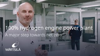 Wärtsilä’s hydrogen engine power plant  a major step towards net zero  Wärtsilä [upl. by Anuala]