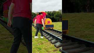 Special effects Animated train that stops when you wave 2 [upl. by Luby519]