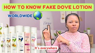 How to Identify FAKEORIGINAL dove body lotion LIKE A PRO [upl. by Nicky]