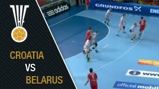 Croatia vs Belarus  Eighthfinal  Highlights  23rd IHF Mens World Championship Spain 2013 [upl. by Anitteb]