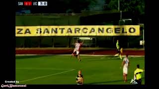 Calcio playout Santarcangelo  Vicenza 1  1 26052018 [upl. by Tiloine851]