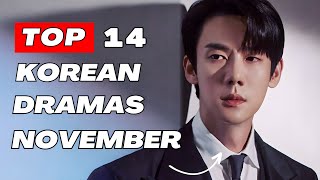 Top 14 Upcoming Kdrama November 2024  Watch with Trailer [upl. by Kahler757]