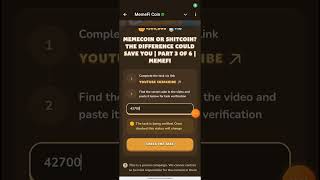 Memefi Video Code today  MEMECOIN OR SHITCOIN THE DIFFERENCE COULD SAVE YOU  PART 3 OF 6  MEMEFI [upl. by Notlit221]
