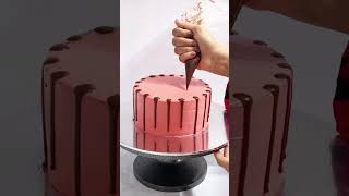 Chocolate dripping Cake decorationcake shortsfeed cakedesign trending ytshorts shorts cakeart [upl. by Secnarf]