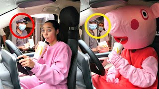 McDonalds Drive Thru Swap Challenge Prank Tiana Pranks [upl. by Ahseer]