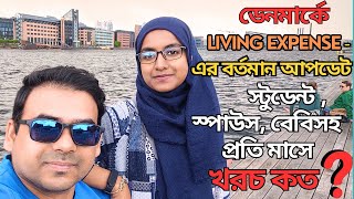 ডেনমার্কে প্রতি মাসে খরচ কেমন  স্পাউস এবং বেবিসহ খরচ কত [upl. by Schroeder]