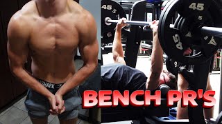 BENCH PRS  CHEST amp SHOULDERS [upl. by Ahsehat]