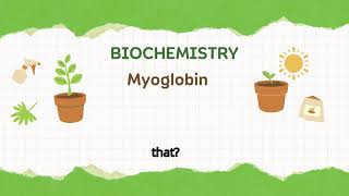 BIOCHEMISTRY Myoglobin [upl. by Renraw157]