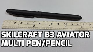 SKILCRAFT B3 Aviator MultiFunction PenPencil Unboxing and Review [upl. by Elkraps]