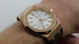 Audemars Piguet Royal Oak Ref 15400OROOD088CR01 Watch Review [upl. by Subak]