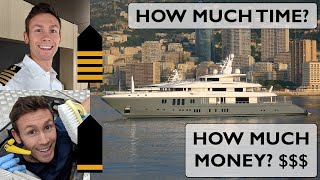 HOW TO BE A YACHT CAPTAIN How Much Time and Money Will It Take to Go from Deckhand to Captain [upl. by Minor]