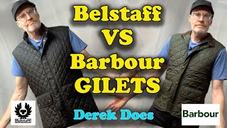 Belstaff Vs Barbour Gilets [upl. by Ahsiekam]