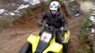 Hill climb LT80  Suzuki LT80  Cross  Mud  Fun  Speed  8 years oldLixhé [upl. by Aerdnaeel]