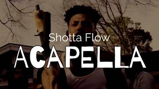 NLE Choppa  Shotta Flow AcapellaVocals Only almost [upl. by Neyr573]