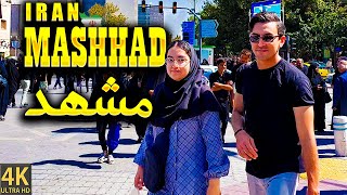 Mashhad City Iran  Imam Reza Avenue  Walking Tour 4K [upl. by Klos57]