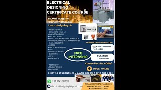 Electrical Designing Course Class 1 SLD amp Basic [upl. by Nnaillek80]