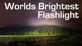 1000W LED Flashlight  Worlds Brightest 90000 Lumens [upl. by Eelsha]