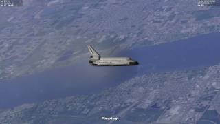 Space Shuttle Atlantis weird landing  Orbiter 2016 [upl. by Kimberlyn]