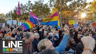 Rassemblement contre lhomophobie  Paris  France 21 octobre 2018 [upl. by Docila]